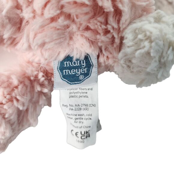 Mary Meyer Pink Bunny Rabbit Soft Floppy Plush Baby Toy - Picture 4 of 6